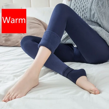 2020 Nou Toamna Jambiere Pentru Femei 8 Culori Solide Talie Mare Elasticitate Mare De Catifea Moda Leggins Cald Pantaloni Slim