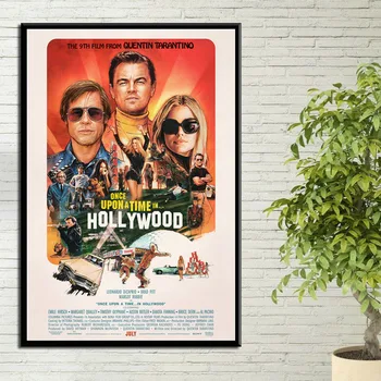După Ce, La Un Timp De La Hollywood Film De Quentin Tarantino Panza Pictura De Epocă Postere Si Printuri Poza Perete Decor Acasă Affiche