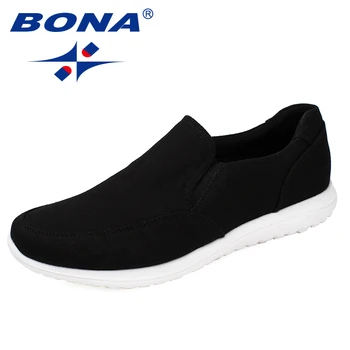 BONA Nou Stil Tipic Barbati Pantofi de Panza Cu Elastic pentru Bărbați Încălțăminte EVA Talpa Pantofi Confortabili Lumina Rapid, Transport Gratuit