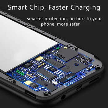 Baterie Caz Pentru Huawei Honor 20 Lite Subțire, rezistent la șocuri Banca de Putere Încărcător Caz Înapoi clip de Încărcare a bateriei Acoperă 6.21 inch