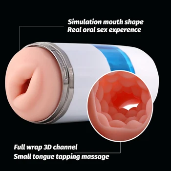 Rotirea Automată Masturbator Adanc Pe Gat Sex Oral Jucărie Pentru Bărbați Întârziere De Durată Antrenor Glandul Penisului Exercițiu Masturbarea Cupa