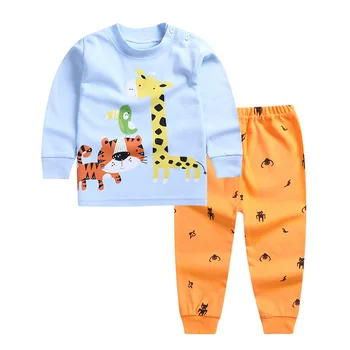 Pentru sugari Îmbrăcăminte pentru Copii setss Baiat cu Maneca Lunga tricou+Pantaloni Copii de Primavara Toamna Tinutele Set Toddler CERB setss Fete pentru Copii Haine