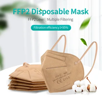 10-100buc FFP2 Mascarilla Reutilizabile ffp2mask KN95 Gura Masca 5 Straturi Anti-praf Protecție KN95 Măști Filtru ffp2mask CE