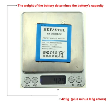 HKFASTEL Noi EB-BG530BBC Baterie Cu NFC Pentru Samsung Galaxy J3 J320 J5 J500 J500H J500F Grand Prim G530 G530F G530FZ G530H