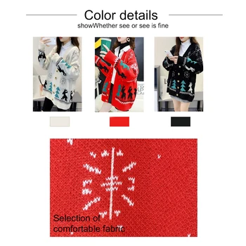 Femei Supradimensionat Eșarfă Guler Tricotate Crăciun Cardigan Pulover Haina Îmbrăcăminte pentru Femei свитер женский jersey mujer 2020