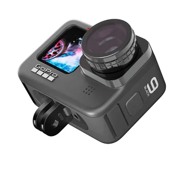 Pentru GoPro Hero 9 Negru Accesorii Filtru 180° Fisheye Macro 15X Close-up Lens Capac de Protecție Protector pentru Go Pro HERO9
