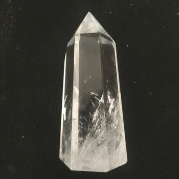 Cristal Bagheta Naturale piatra de cristal de Înaltă Calitate, Transparente Rock Cristal de Cuarț Lustruit Singur Punct Bagheta Decor feng shui