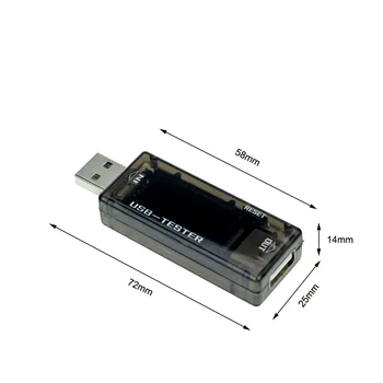 MOSEKO 3 in 1 Electronic de Curent Tensiune Capacitate Tester Detector Mobile Power Bank USB Volt Metru Curent USB Charger Doctor