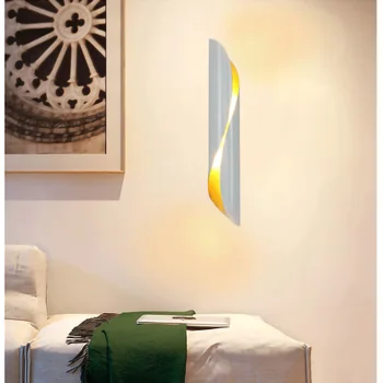 Nordic Moderne Simplitate LED lampă de perete de interior dormitor, noptiera camera de zi tranșee de perete coridor de mansardă scări corp de iluminat
