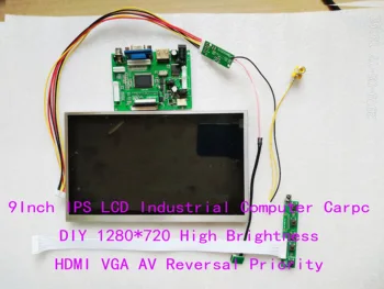 9 Inch 1280*720 C090EAN01.1 IPS LCD 680ccd HDMI VGA AV Suport Inversarea Prioritate Pentru Carpc DIY Calculator Industrial USB Touch