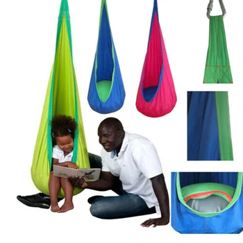 Copil Copii Gonflabile Bean Bag Saci De Depozitare Pod Swing Scaun Colț De Cort Interior, În Aer Liber, Grădină Agățat Scaun Hamac