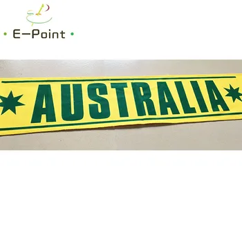 145*16 cm Dimensiune Australia Echipei Naționale de Fotbal Eșarfă pentru Fanii 2018 Cupa Mondială de Fotbal Rusia Dublu-cu care se confruntă Materiale de Catifea