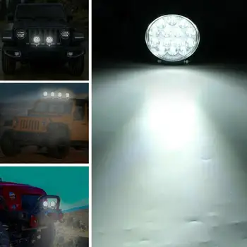 2 buc Rotund 140W Lucru cu LED-uri de Lumină Lampă Spot Offroad Truck Tractor Barca SUV UTE 12/24V 9000LM Locului de întâlnire Lampa de lumina de lucru