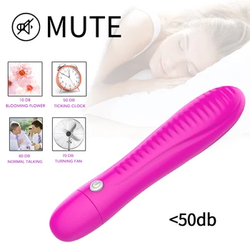 G Spot Dildo Vibrator pentru Femei AV Vibrator 12 Viteze de Încărcare USB rezistent la apa Vagin, Clitoris Vibratoare Jucarii Sexuale Pentru Femei