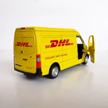 Simulare 1/36 Aliaj DHL Camion Diecasts Masina de Jucarie din Metal Vehicul de Jucarie Model de Masina Trage Înapoi Van Model de Masina Pentru Copil Colecție CADOU