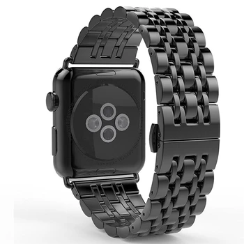 Curea Pentru Apple Watch band 44 mm 40 mm iwatch benzi 42mm/38mm Oțel Inoxidabil brățară brățară watchband pentru seria 5 4 3 38/42 mm