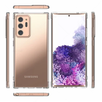 Akcoo Galaxy Nota 20, Ultra Caz moale TPU complet capacul de protecție pentru Samsung Galaxy nota 20 comutator sunet clar anti drop caz