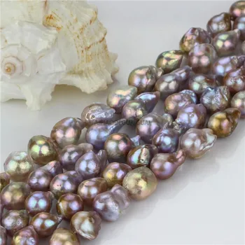 APDGG Natural Veritabil 15*20mm AA clasa neregulate baroc violet lavendar pearl fire margele vrac femei lady bijuterii DIY