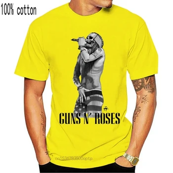 Axl Rose De La Guns N' Roses Barbati Graphic T-Shirt Apetit Pentru Distrugere Tee Tricou Confortabil Tee Tricou