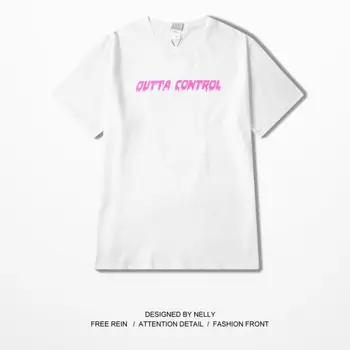 Casual Femei T-shirt Harajuku Supradimensionat tricou Mujer de Vara Femei Topuri 2020 Alb Roz Tricou Femme Plus Dimensiune T-shirt Maxi