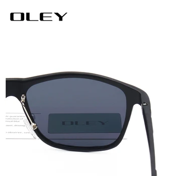 OLEY Brand pentru Bărbați ochelari de Soare Polarizat de Afaceri Clasic de Înaltă Calitate Full-Frame din Aluminiu Magneziu Ochelari Femei UV400 ochelari de protecție