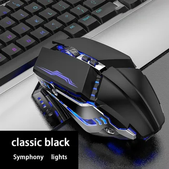 Profesional cu Fir Mouse de Gaming 8D 3200DPI Optic Reglabil LED Gamer Mouse-ul mouse-uri de Calculator prin Cablu USB Mouse-ul Pentru Laptop PC