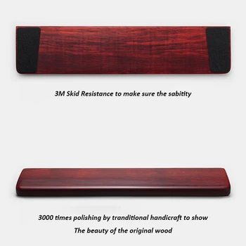 Kashcy Solid lemn de Santal Roșu din Lemn de Palmier Restul Ergonomic Pentru Jocuri de noroc Mecanice Tastatura Încheietura mâinii Suport Pad ,60 87 104 108keys