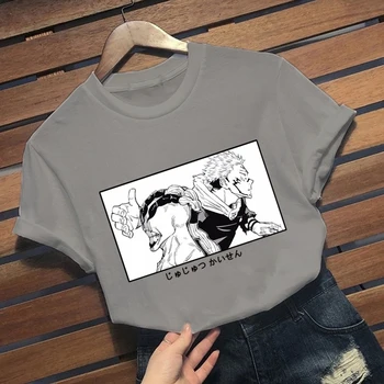 Anime-ul japonez Jujutsu Kaisen Tricou de Vara Topuri Grafic Teuri Rece Unisex T-shirt de sex Masculin