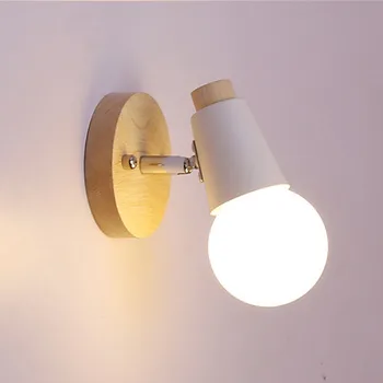 Nordic din fier forjat mică lampă de perete modern, minimalist personalitate CONDUS restaurant Qingba hotel, cameră de noptieră cu lampă de perete