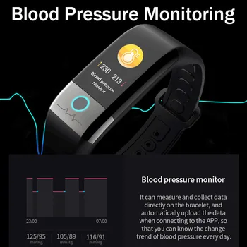 X1 Ceas Inteligent banda ECG + PPG HRV Tensiunii Arteriale Monitor de Ritm Cardiac Activitate Tracker Bărbați IP67 rezistent la apa Sport Smartwatch
