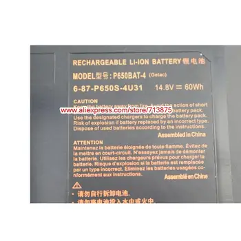 Autentic 14.8 V 60Wh P650BAT-4 Bateriei pentru Toshiba P650BAT-4 P650SA P650SG P651RE P651SG P671RG Acer Z7 Schenker Xmg P505 P650SE