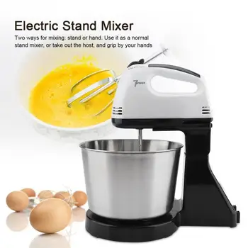 230v Electrice de uz Casnic bucătar masina stand mixer 7 viteza de gătit mixer, bătător de ouă, aluat mixer mașină commerc