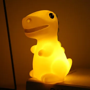 Led Lumina de Noapte pentru Copii Desene animate Dinosaur Lampă de Masă Moale Drăguț pentru Copil Acasă Decorare Dormitor Lampa Cadou de Craciun Jucarii pentru Copii