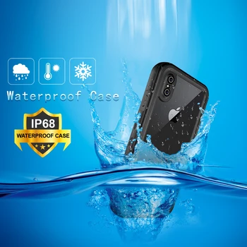 360 Plin Proteja Pentru iPhone X Xs Max Xr Caz rezistent la Socuri cover pentru iPhone 12 Pro 11 Mini 6s 7 8 Plus de Cazuri rezistent la apa praf
