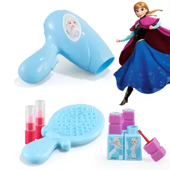 Disney Printesa Congelate Jucării Casă De Joacă Pentru Copii Jucărie Fata Simulare Cosmetice Cutie De Depozitare Lavabil Dressing Machiaj Set Jucarii
