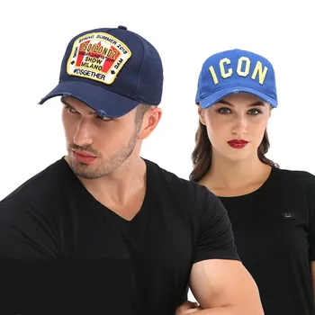 DSQICOND2 Nou Brand de Înaltă Calitate Șapcă de Baseball pentru Bărbați pentru Femei de Vară ICON Snapback Cap Casual în aer liber Bumbac DSQ Tata Sapca Casquette