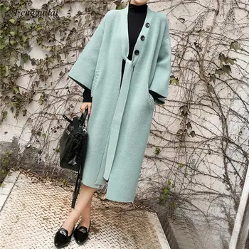 Toamna Iarna Femei De Tricotat Pulovere Calde Coreeană Stil Elegant, Casual Haină Lungă Îmbrăcămintea Pentru Femei