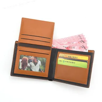 Bărbați portofele 2021 Scurt carteira masculina couro carteira vintage din piele Portofel pentru carduri pungă Mică catarama Retro nit pliere