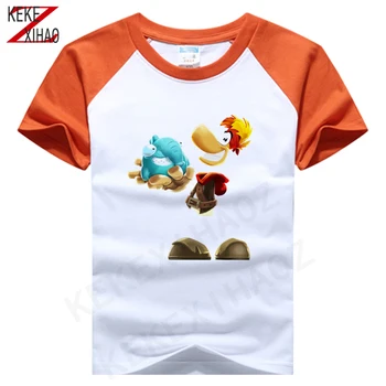 Baieti Legenda joc tipărite tricou fete, alb T-shirt de vara baieti casual uzura Rayman legends tricou copii agrement haine 2020