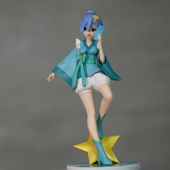 Anime Re:Viața Într-O Lume Diferită De Zero Rem de Acțiune Figura Cioban și Weaver Fata 21cm PVC Modelul de Colectare Papusa Jucării Cadouri