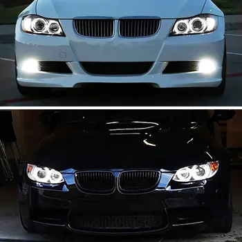 2 buc 80W 8 Auto LED Marker Angel Eyes Becuri Faruri fara Eroare pentru BMW E90 E91 Seria 3 325i 328i 335i 2006 2007 2008