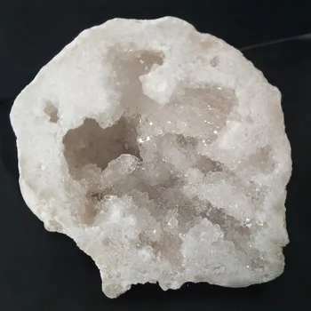 150-200g Alb natural agate geode cluster de cristal corn al Abundenței feng shui piatra Decorativa pietre pretioase