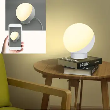 LED Masă Lampă Wifi Inteligent Voice Control cu Led-uri Lumina de Noapte ochelari de Protecție Mini Masă Lămpi de Noapte Alexa Google Acasa Led Lampa de Birou