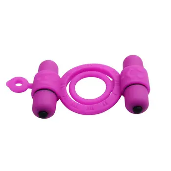 3 Culori Dublu Motor Cu Inel De Silicon Vibrator Cock Ring Inele Penis Jucărie Sexuală Pentru Bărbați Intarziere Ejaculare