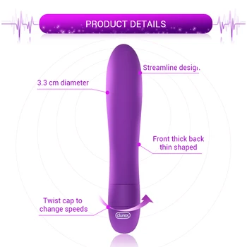 Durex Multi-Funcțional Erotice Jucarii Sexuale Pentru Femei G-spot Vibratii Multi Viteze Vibratoare Corp Masaj Vibratoare Glonț Produse pentru Sex
