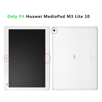 Caz pentru Huawei M3 Lite 10 Antișoc Corp Plin Proteja Funda Cover pentru Huawei MediaPad M3 Lite 10 10.1 BAH-W09 BAH-AL00 +cadou