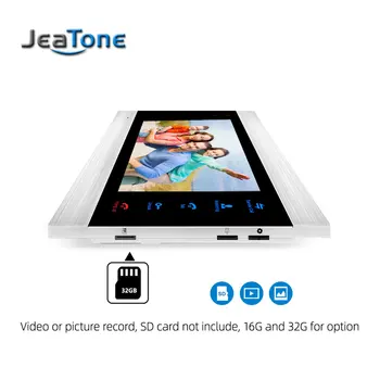 JeaTone 7 Inch Ușă Video Sistem de Telefon pentru Casa 1200TVL Mini Soneria aparat de Fotografiat, Suport de Detectare a Mișcării de Înregistrare și de Noapte Viziune