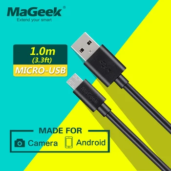MaGeek Cablu Micro USB 1.0 m/3.3 ft Rapid de Încărcare de Telefoane Mobile Cabluri pentru Android Samsung Galaxy S7 S6, LG, Huawei, Xiaomi