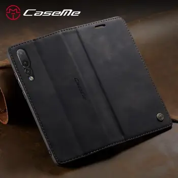 De lux Retro din Piele de Caz Pentru Huawei P20 Lite P30 P30 Pro Acoperi Caz Magnetic Flip Wallet Coajă de Telefon Pentru mate30 P inteligente 2019
