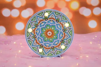 LED Lumina de Diamant Pictura Lampa Mandala Diamant Broderie DIY Desene animate cu Diamant Mozaic Copii Cadou de Crăciun Artizanat